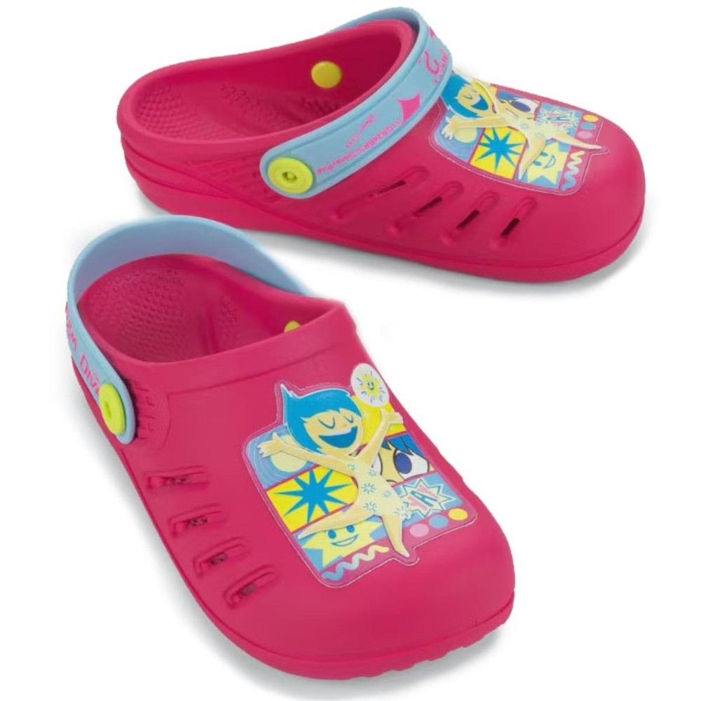 Babuche Disney Ready Divertida Mente Menino - Rosa em Oferta na Shopee