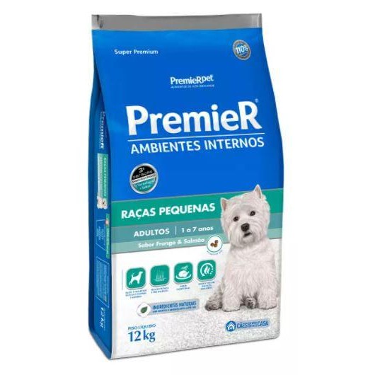 Ração Premier Amb Inter Cães ad Frango e Salmão 12kg em Oferta na Shopee