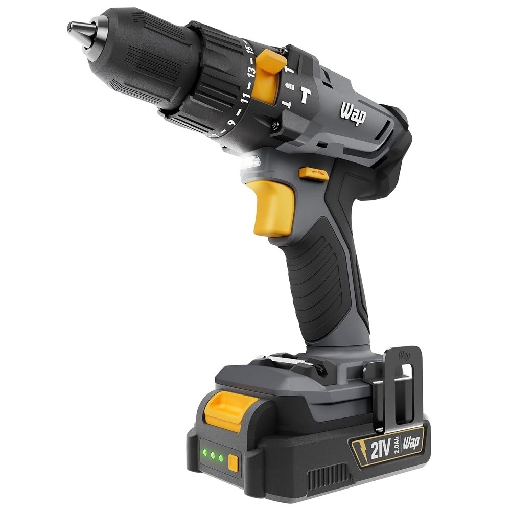 Parafusadeira e Furadeira de Impacto WAP 21v WAP K21 Id01 3/8 Bivolt Fw009461