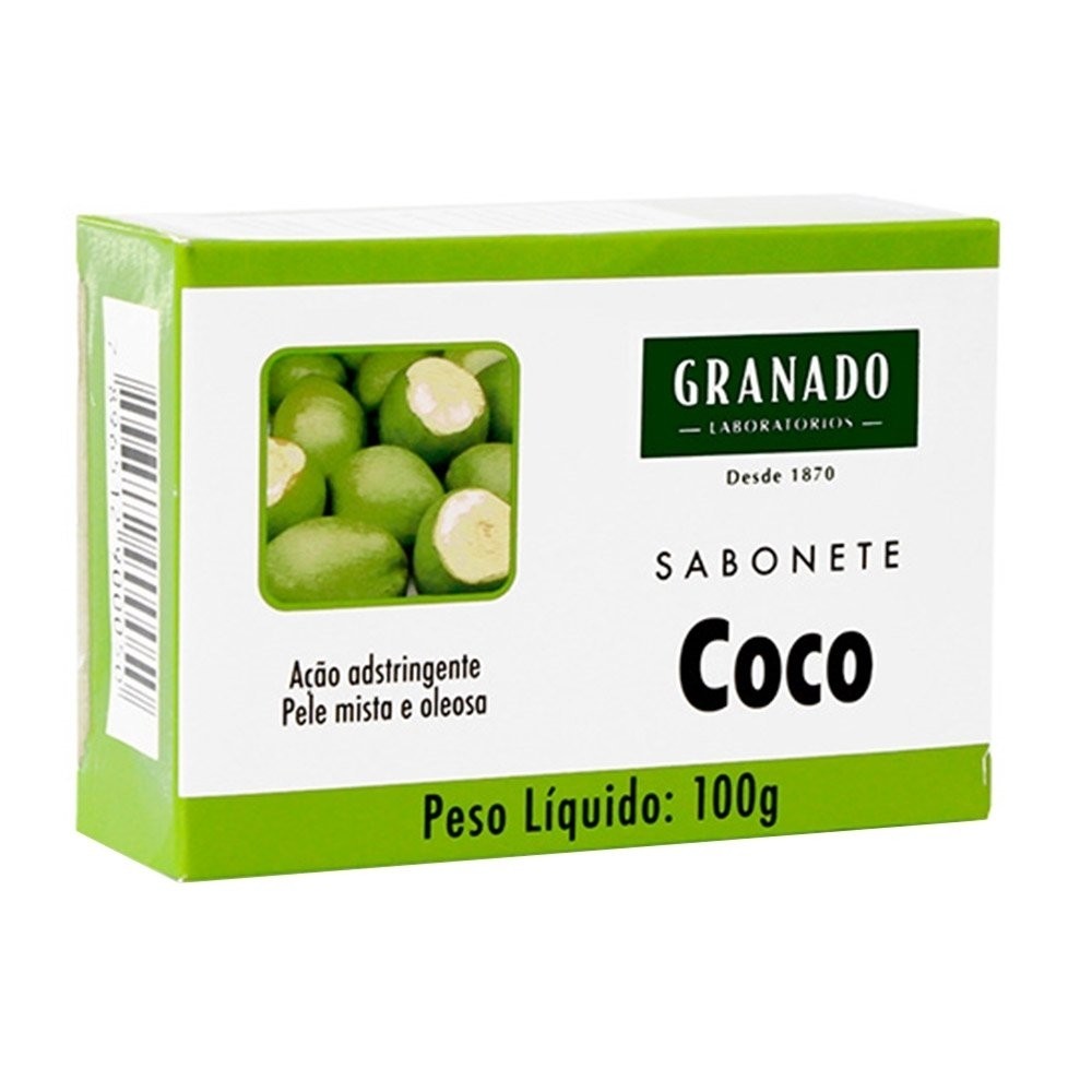 Sabonete Granado Coco 100g Embalagem com 12 Unidades em Oferta na Shopee