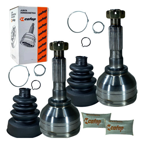 Par Junta Homocinética Roda Cofap Belina Corcel Del Rey Pampa 1971 A 1999 Scala 1981 A 1989 em Oferta na Shopee
