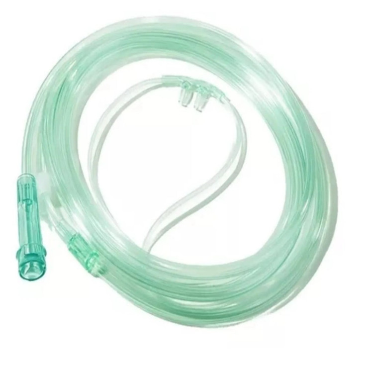 Kit 10 Cateter Nasal Oxigênio Tipo Oculos Canula Adulto Silicone Foyomed/Goodcome  2M em Oferta na Shopee
