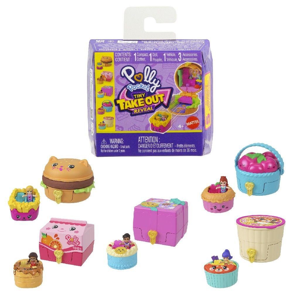 Polly Pocket Tiny Take Out Reveal Surpresa - Mattel em Oferta na Shopee