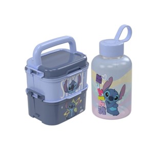 Kit Lancheira Stitch 1 Pote Mini Marmita e 1 Garrafa Plasútil em Oferta na Shopee