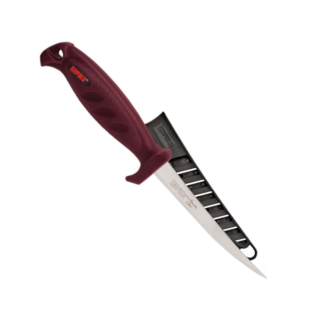 FACA FILETEIRA RAPALA AFIADA PESCA CAMPING BRK