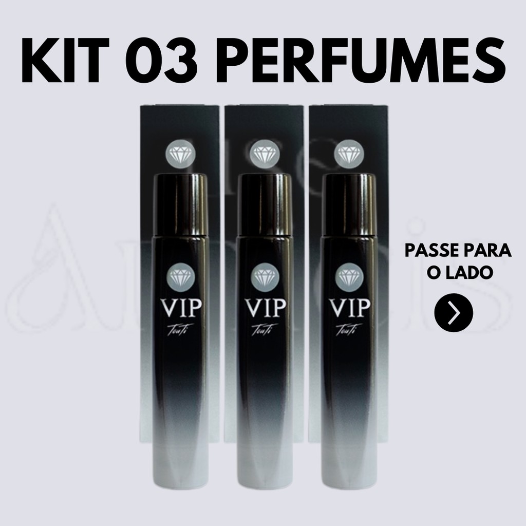 Kit 3 Perfumes Touti - Escolha as Fragrâncias Pelo Chat em Oferta na Shopee