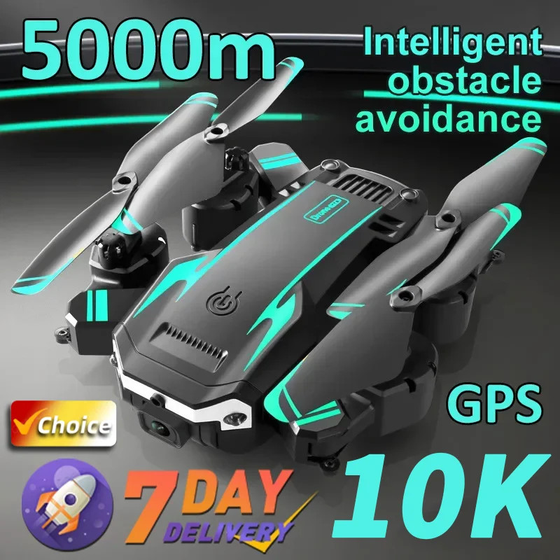 G G6 profissional dobrável Quadcopter Air Drone S6 HD câmera GPS helicóptero de controle remoto FPV WIFI evitar obstácul