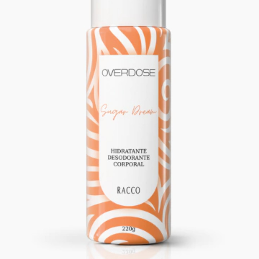 Hidratante Corporal Desodorante Feminino Overdose Sugar Dream 220g Racco