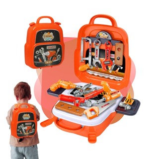 Kit Maleta Mochila De Ferramentas Infantil Criança 22 Peças Brinquedo Menino Kizumba em Oferta na Shopee