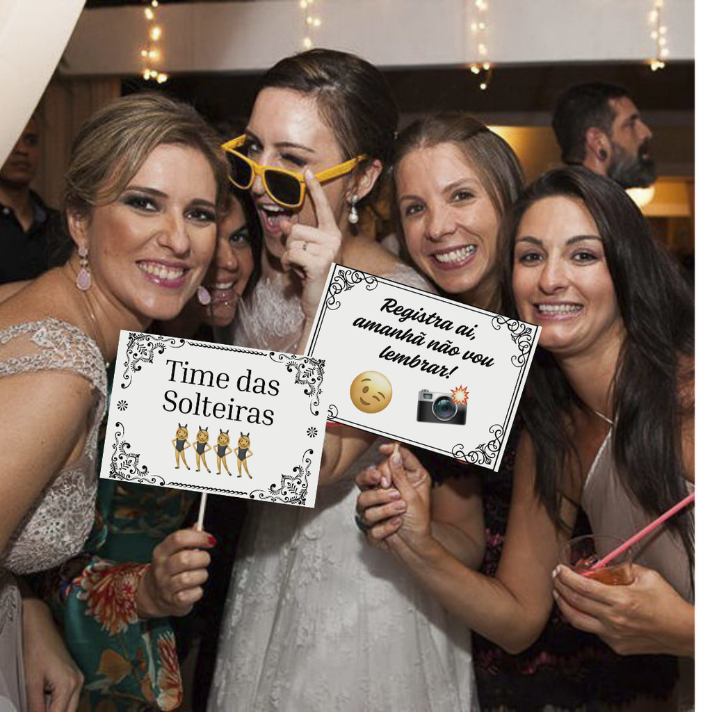 30 Plaquinhas Divertidas Sortidas Para Casamento Com Palito - Express
