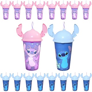 20 Copos Angel e Stitch Orelha Festa Aniversário e Decoração