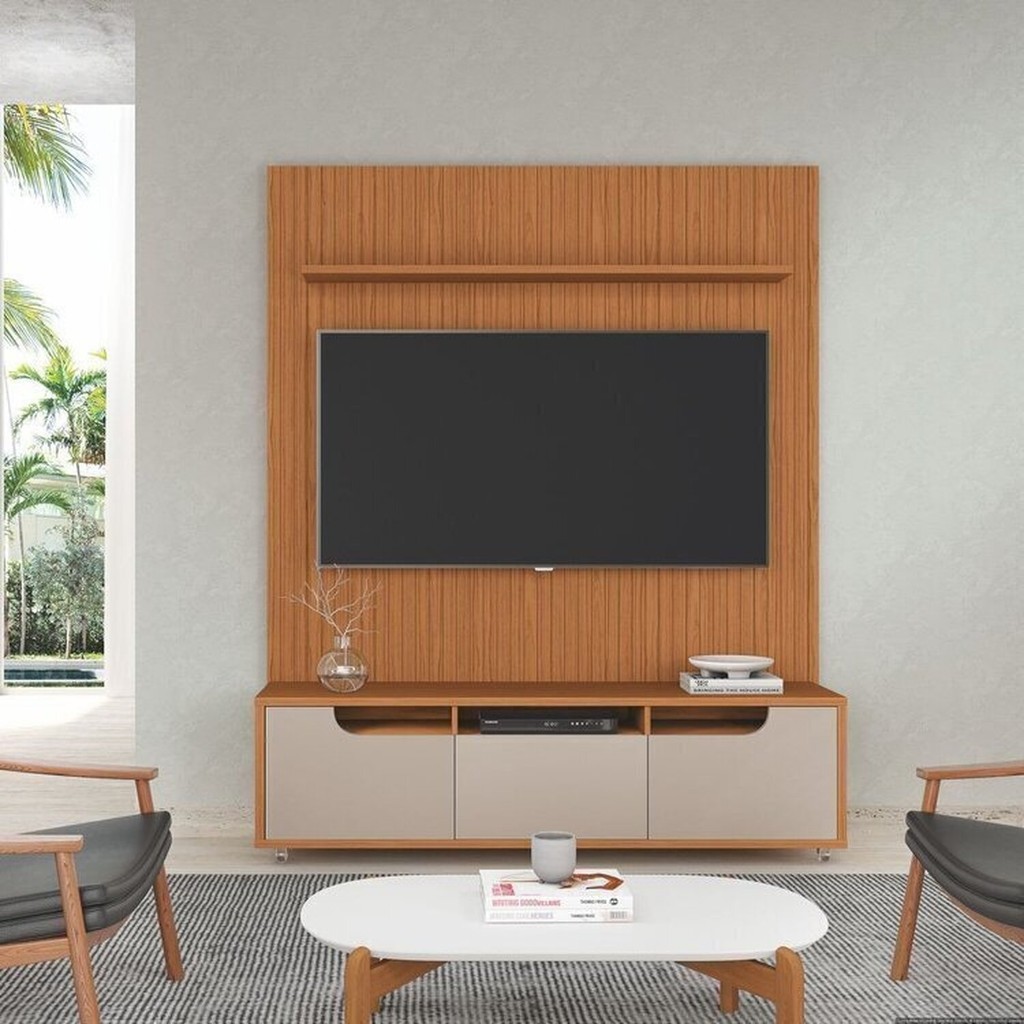Rack com Painel para TV até 60 Polegadas 1,60m Siena Jersey em Oferta na Shopee