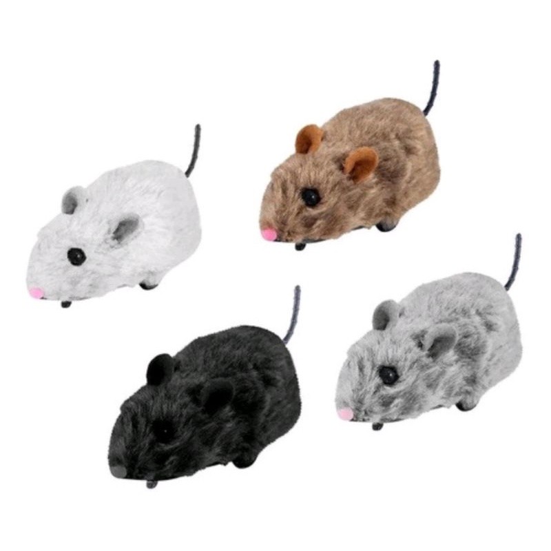 RATINHO PELUCIA A CORDA BRINQUEDO PARA PET GATOS E CACHORRO