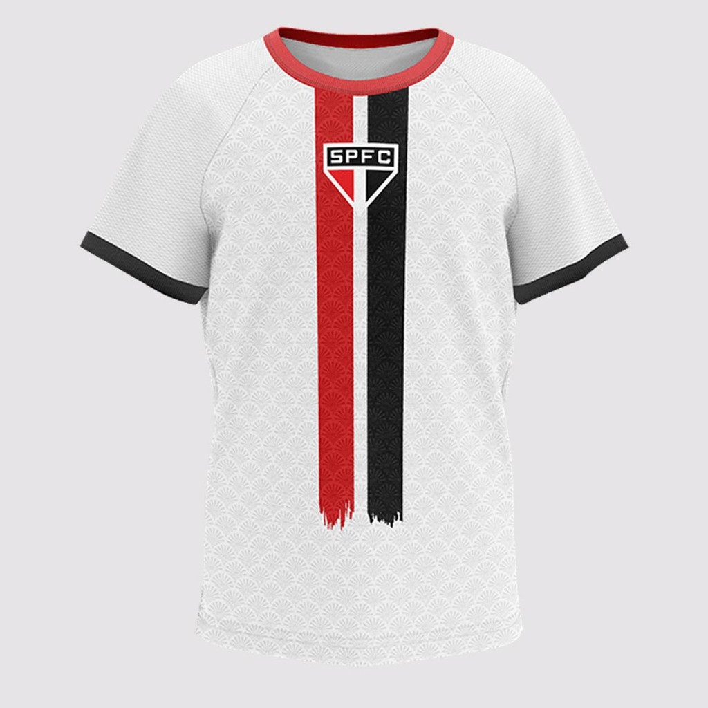 Camisa São Paulo Radix Infantil Branca em Oferta na Shopee