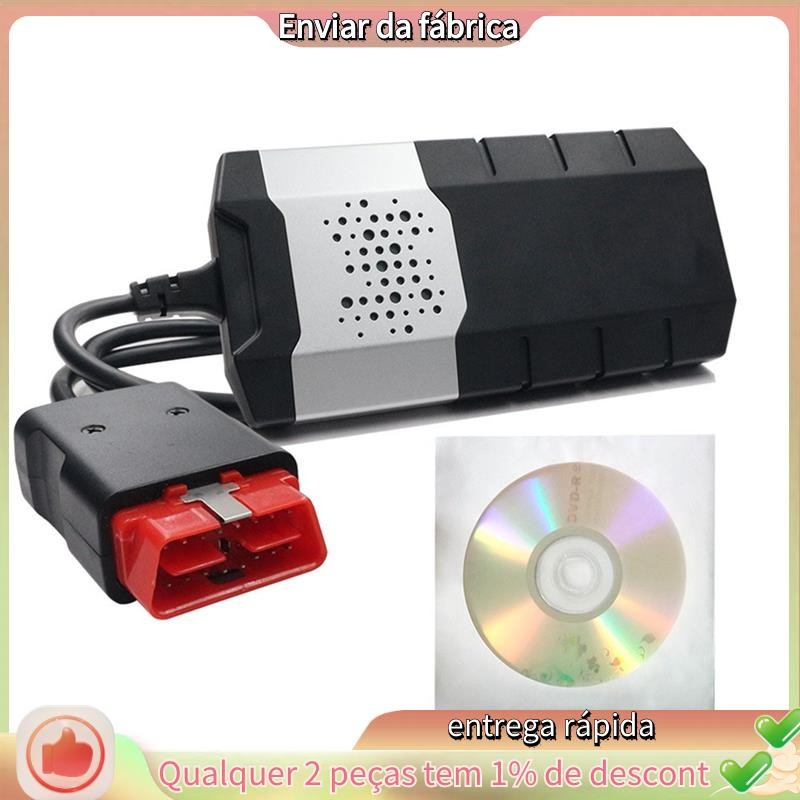 V9 Para OBD VCI 2017 . Ferramenta De Diagnóstico R3 TCS Pro OBD2 Com Bluetooth Scanner De Acessórios De Caminhão De Carr