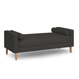 Recamier Berlim 1,20m Suede Preto - Inova Decorações em Oferta na Shopee