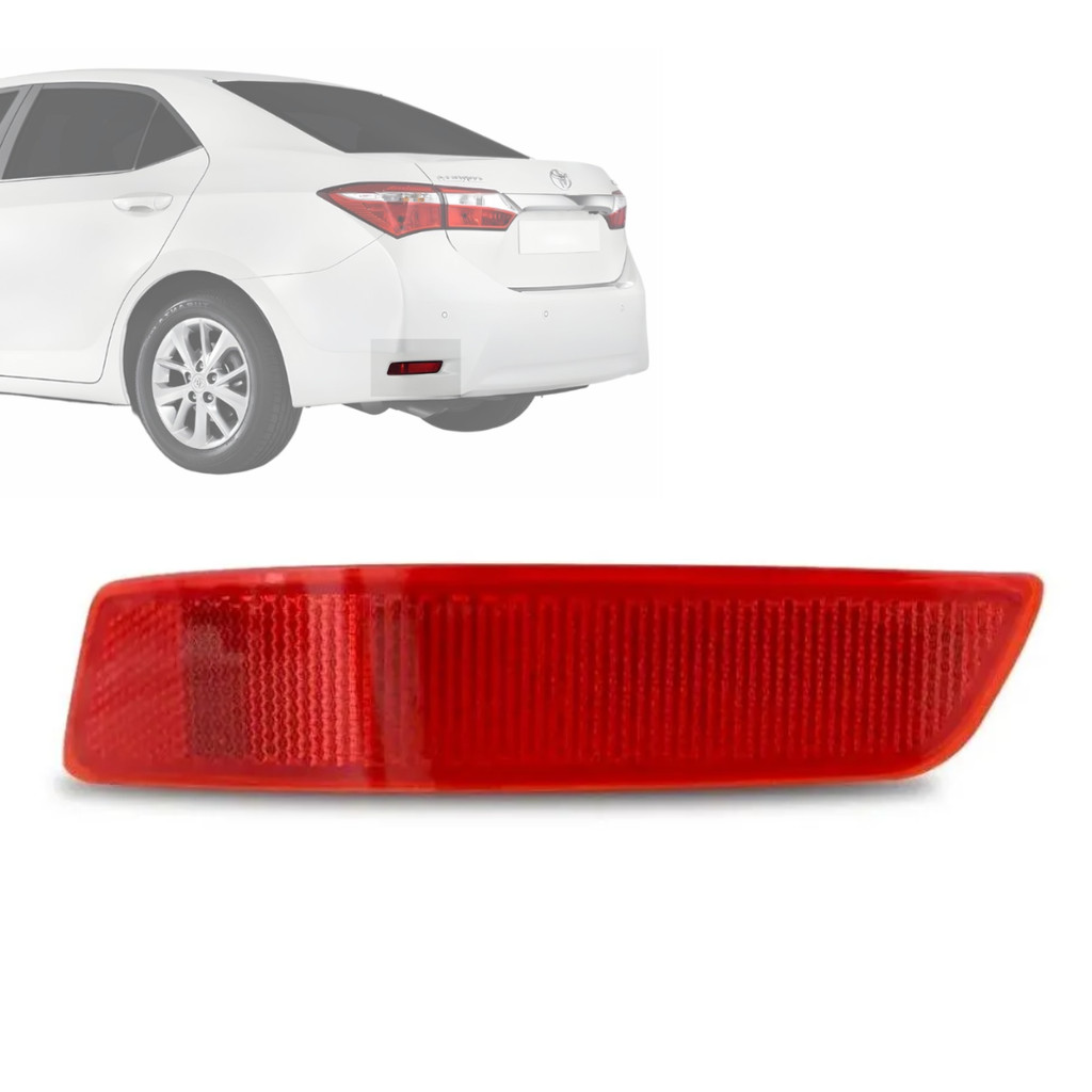 Refletor Parachoque Traseiro Corolla Direito 2015 2016 2017 2018