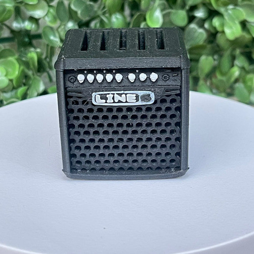 Porta 5 Palhetas Mini Amplificador Line 6 Em 3d