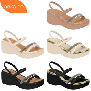 Tamanco Plataforma Anabela Beira Rio 8455.307 em Oferta na Shopee
