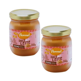Kit 2 Doce de Leite Flormel Zero Adição De Açúcar 210g em Oferta na Shopee