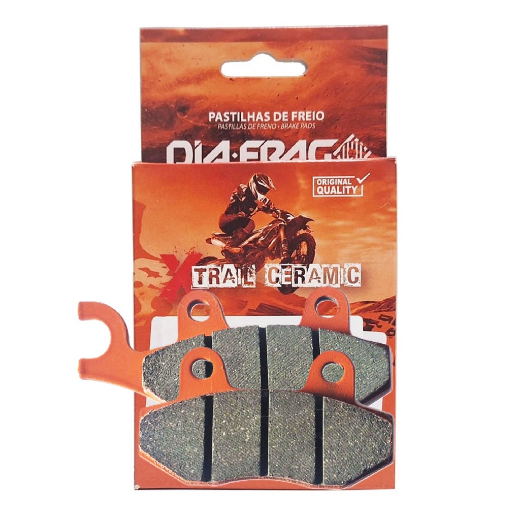 Pastilha de Freio Dianteira Lander 250 / Teneré 250 Até 2015 Diafrag Trail (Cerâmica) em Oferta na Shopee