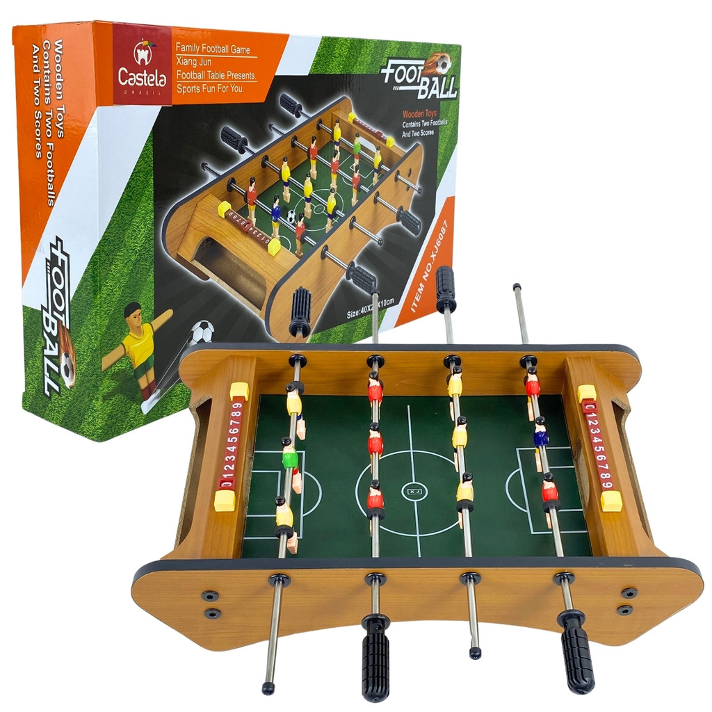 Mesa De Pebolim Média Futebol Contador de Pontos - Castela