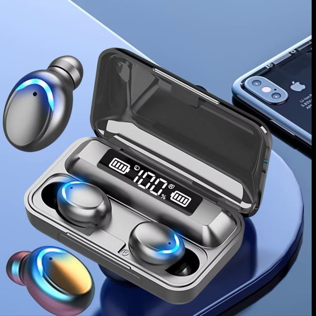 Fone F9-5 Sem fio - Bluetooth V5.3 - Carregador de celular - O melhor F9 do mercado  NARISA