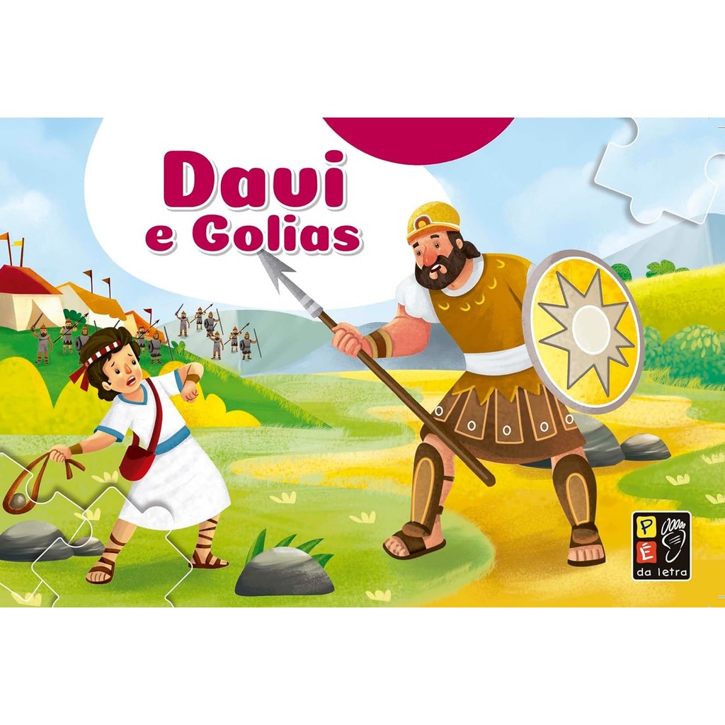 Livro Quebra-cabeça - Davi e Golias