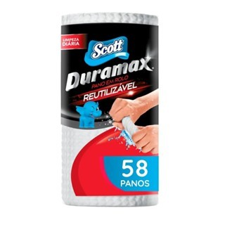 Pano Reutilizável Scott Duramax Rolo 58 unidades