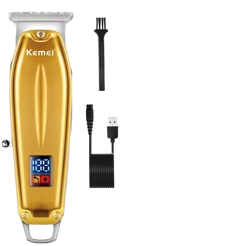 Maquina De Cabelo Kemei Km-426 Metal Profissional Sem Fio em Oferta na Shopee