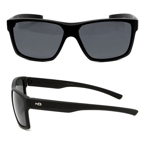 Óculos De Sol Hb Freak Masculino Preto Fosco Matte Black Nf