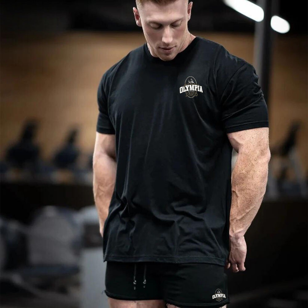 Camiseta Oversized Academia Mauricinho Mr Olympia Treino Confortavel Maromba Premium Algodao