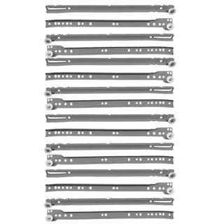 Kit 8 Corrediça Trilho Cinza Gaveta 350mm 35cm Extra 4 Par em Oferta na Shopee