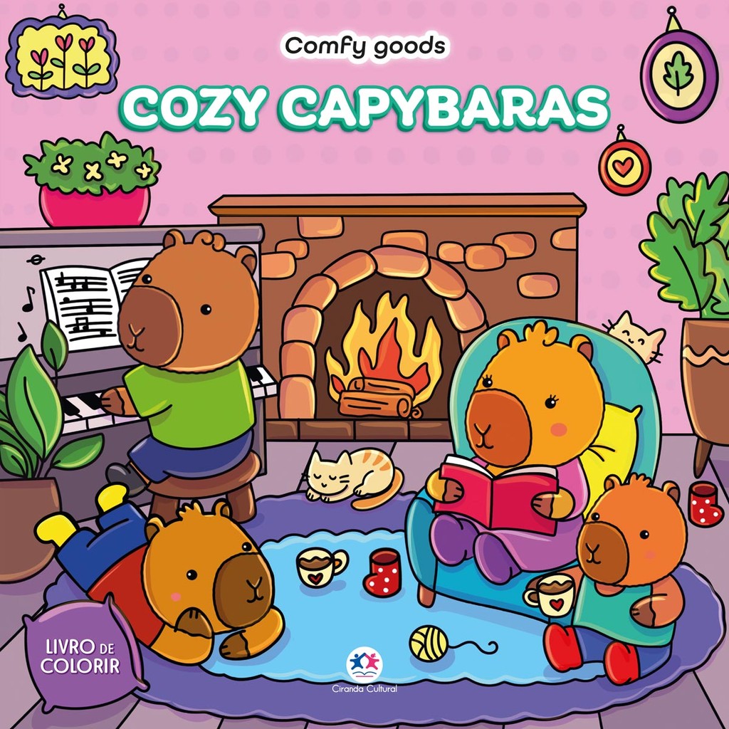 Cozy capybaras - Ciranda Cultural em Oferta na Shopee