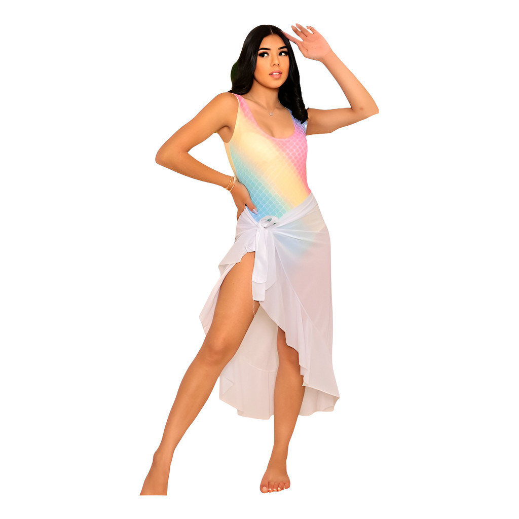 Biquini Maiô Juvenil Praia Natação Infantil Body Proteçãouv+