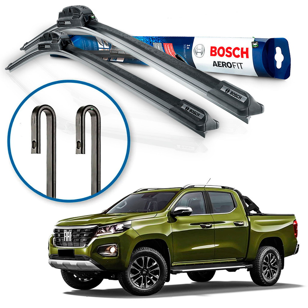 Par Palheta Limpador Parabrisa Bosch Fiat Titano 2023 em diante