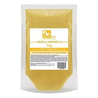 Argila Amarela 1kg - Dermare ( Anti Idade ) em Oferta na Shopee