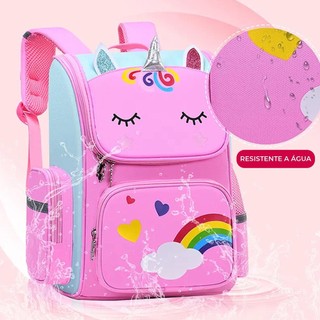 Mochila Infantil Unicornio Escolar Forro Reforçado Confortável p/ Criança Impermeável