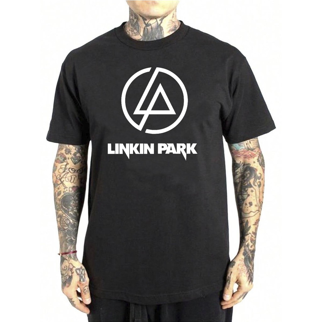 Camiseta Linkin Park Banda Internacional Rock Básica Camisa  Unissex Masculino Feminino   Streetwear