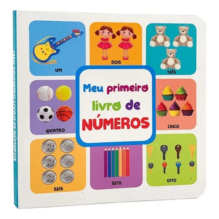 Meu Primeiro Livro de Numeros em Oferta na Shopee