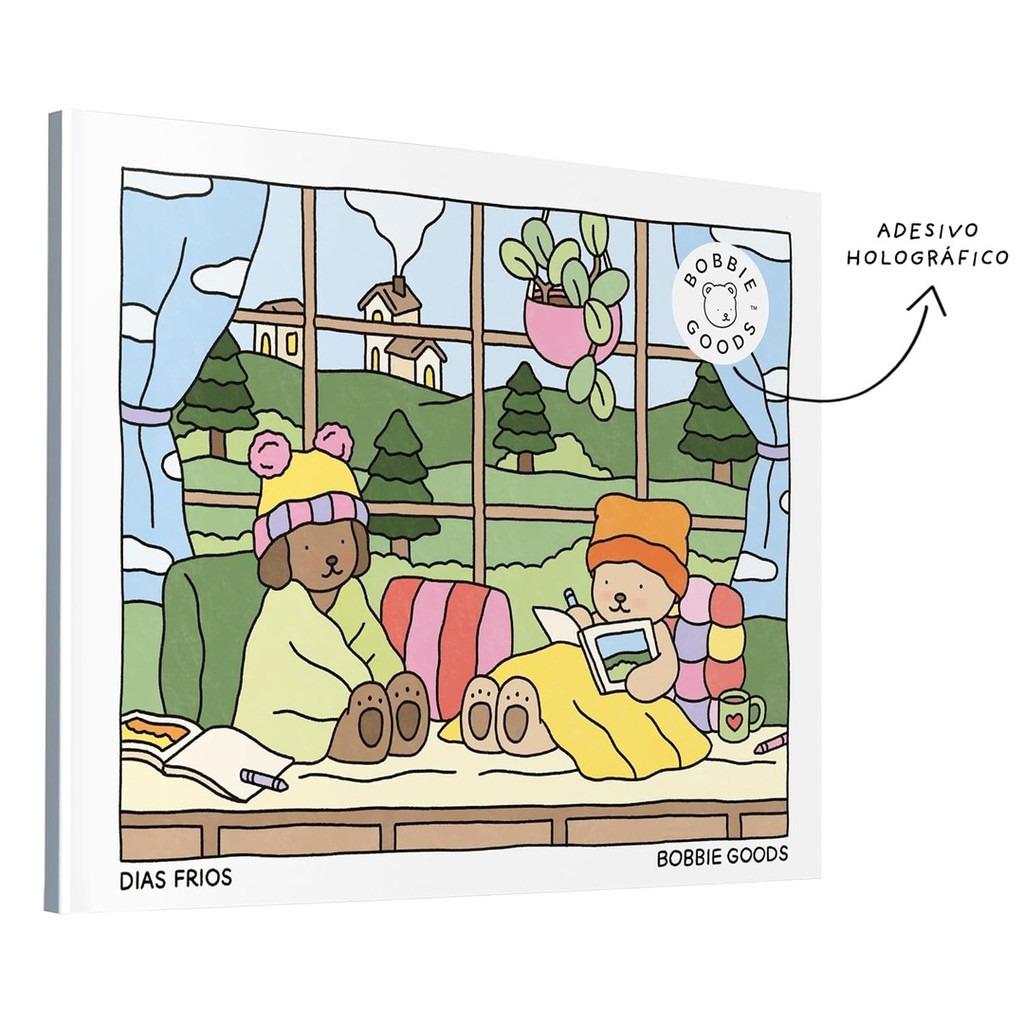 DIAS FRIOS - LIVRO DE COLORIR OFICIAL BOBBIE GOODS - HARPERCOLLINS em Oferta na Shopee