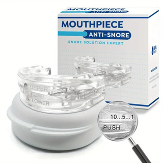 Protetor Bucal Anti-Ronco , Bocal Ajustável-Noturno Para Dentes E Contra Mordida Dormir Bruxismo Parar De Roncar em Oferta na Shopee