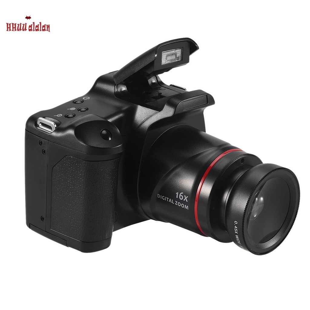 🌟Câmera De Fotografia Profissional SLR Filmadora Digital Portátil 16X Zoom 16MP Saída HD Selfie