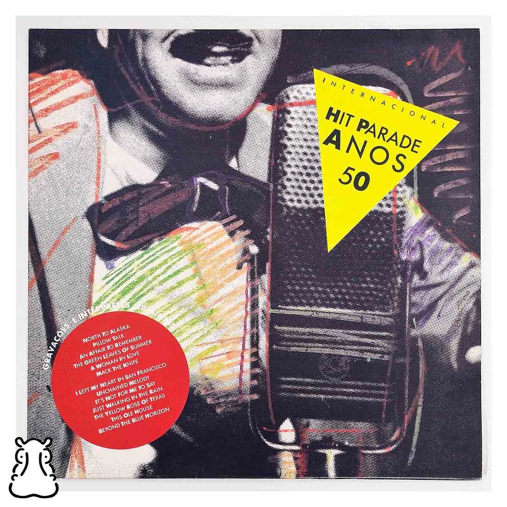 LP Hit Parade Anos 50 Internacional - Disco Vinil 1995 - Hm