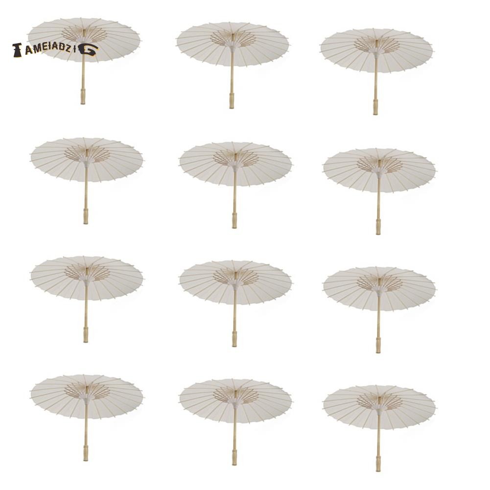 12 Pçs Guarda-Sol De Papel Chuva De Praia Branco DIY Fotografia Adereços Para Festas De Chá De Bebê Casamento 60cm/23.6 em Oferta na Shopee