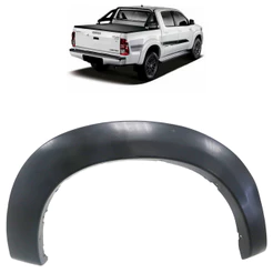 Alargador Paralama Traseiro Hilux 2012 2013 2014 2015 Preto Liso