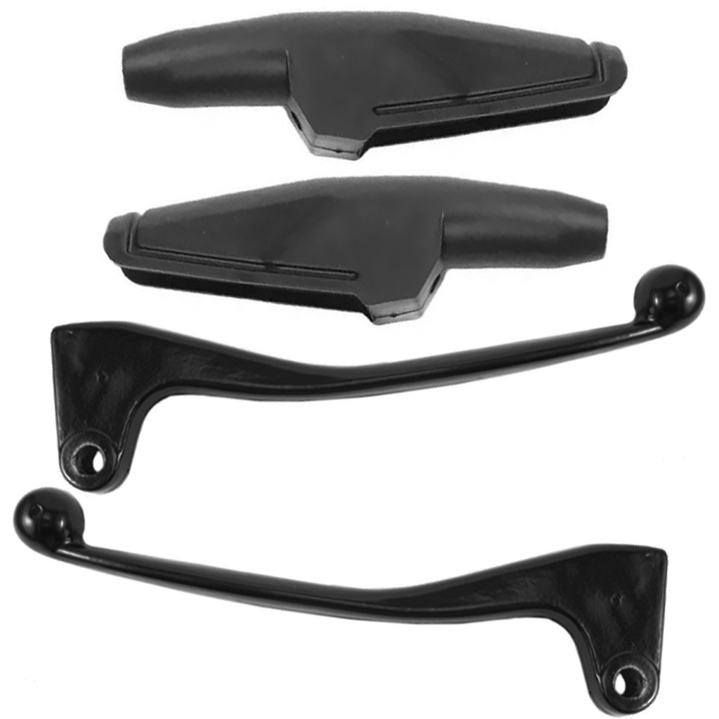 Par Manete Freio Tambor Modelo Original + Guarda po Manete Cg 125 Titan Fan 1992 Até 2013 em Oferta na Shopee