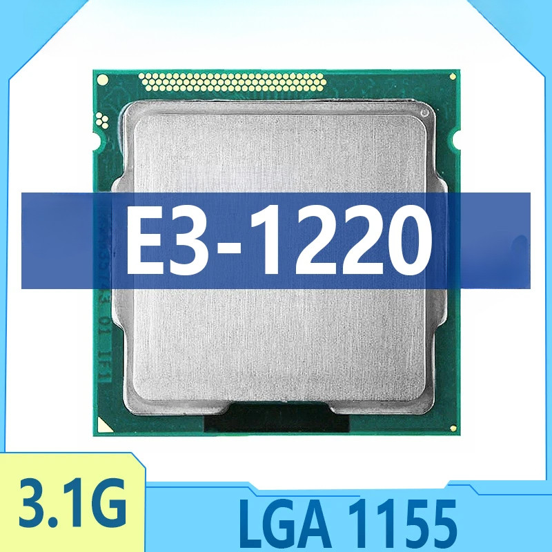 Xeon E3-1220 E3 1220 3.1 GHz Usado Quad-Core Quad-Thread CPU 8M 80W LGA 1155