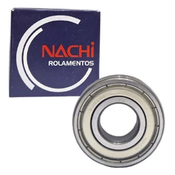 Rolamento 6203 Blindado de Metal Original Nachi 6203ZZE (01 Unidade)