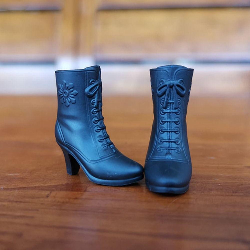 RONDAFULEO Botas De Boneca Femininas , Sapatos De Plástico Da Moda , Para Bonecas 1/6 BJD 30cm , Cabem No Comprimento Do